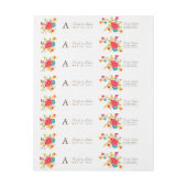 Blume Hochzeitmonographie (Bogen)