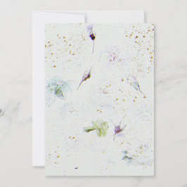 Blume Hochzeitsfeiern Einladung zum Aquarellpapier