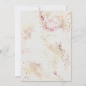 Blume Hochzeitsfeiern Einladung zum Aquarellpapier (Vorderseite)