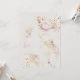 Blume Hochzeitsfeiern Einladung zum Aquarellpapier