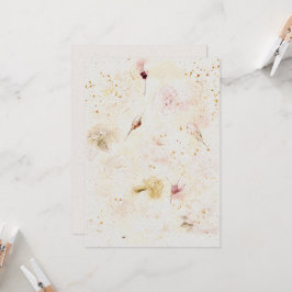 Blume Hochzeitsfeiern Einladung zum Aquarellpapier