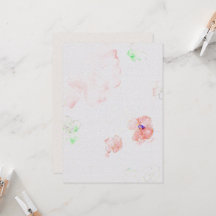 Blume Hochzeitsfeiern Einladung zum Aquarellpapier