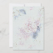 Blume Hochzeitsfeiern Einladung zum Aquarellpapier (Vorderseite)