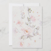 Blume Hochzeitsfeiern Einladung zum Aquarellpapier (Vorderseite)