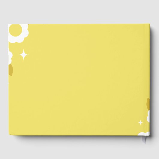 Blume Hochzeitsguestbook Gästebuch (Rückseite)