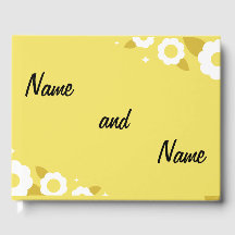 Blume Hochzeitsguestbook