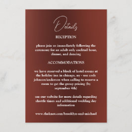 Blume Hochzeitskarte Begleitkarte