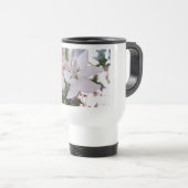 Blume Hochzeitslilie Liebe Reisebecher (VorderseiteRechts)