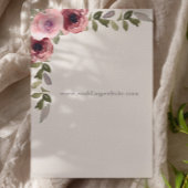 Blume Hochzeitsveranstaltung in Aquarellfarbe Einladung