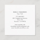 Blume Holistische Heilung Lotus - Karte (Rückseite)