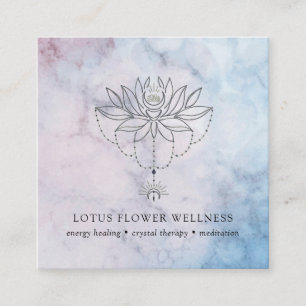 Blume Holistische Heilung Lotus - Karte