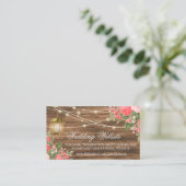 Blume Holz, Lattern und Korallen - Website für Hoc Begleitkarte (Stehend Vorderseite)