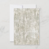 Blume Holzrahmen Dankeskarte (Rückseite)