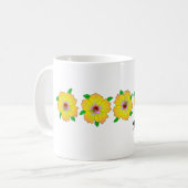 Blume Honolulu Hawaii Hibiskus Kaffeetasse (Vorderseite Links)