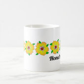 Blume Honolulu Hawaii Hibiskus Kaffeetasse (Mittel)