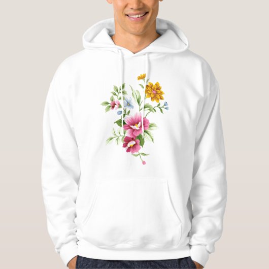 Blume Hoodie (Vorderseite)