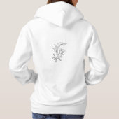 Blume Hoodie (Rückseite)