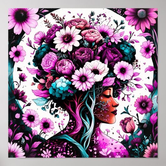 Blume-Hope-Poster Poster (Vorne)