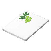 Blume Hopfen Notepad Notizblock (Rotiert)