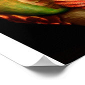 Blume Horn Poster (Ecke)