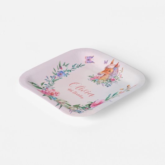 BLUME HORSE B1 PAPPTELLER (Gewinkelt)