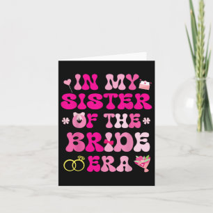 Blume hört Hochzeitsheirat in meiner Schwester Karte