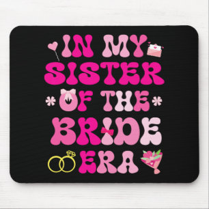 Blume hört Hochzeitsheirat in meiner Schwester Mousepad