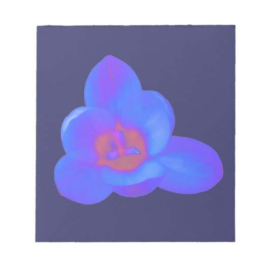 Blume: Hot und Cold Notepad Notizblock (Vorderseite)