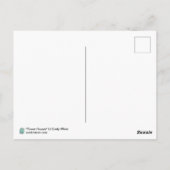 Blume Houses Fairy Garden Fantasy Kunstvoll wander Postkarte (Rückseite)