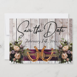 Blume & Hufeisen, Lila Hochzeit Save The Date