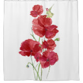 Blume Hummingbird Bird Duschvorhang (Vorderseite)