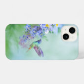 Blume Hummingbird Bird Garden iPhone Hülle (Rückseite (Horizontal))
