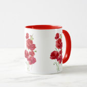 Blume Hummingbird Bird Tasse (VorderseiteRechts)