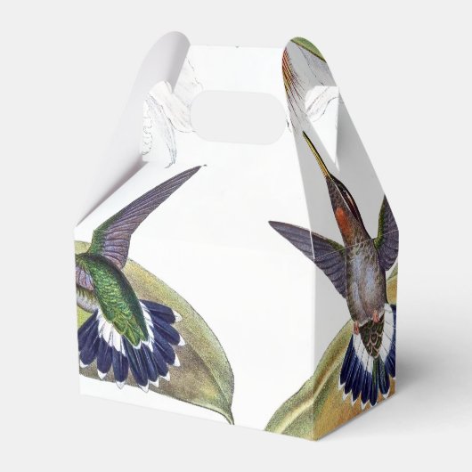 Blume Hummingbird Birds Wildlife Favor Box Geschenkschachtel (Vorderseite)