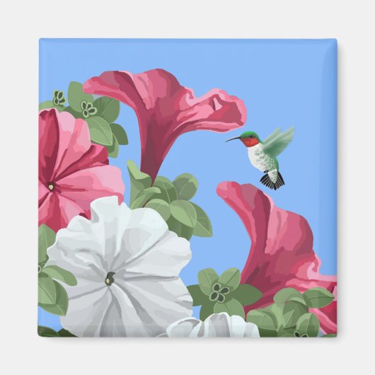 Blume Hummingbird und Petunia Magnet (Vorne)