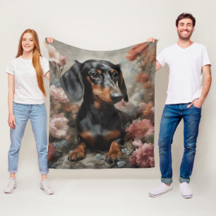 Blume Hunde Zuchtportraits 10 Fleecedecke