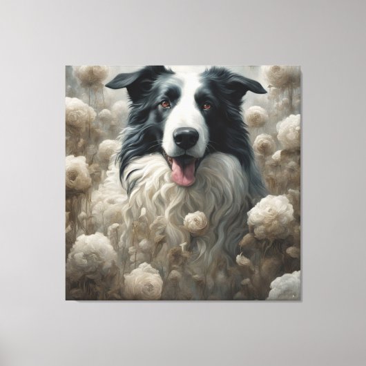 Blume Hunde Zuchtportraits 12 Leinwanddruck (Vorderseite)