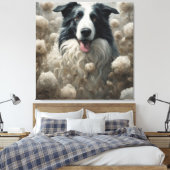 Blume Hunde Zuchtportraits 12 Leinwanddruck (Insitu (Schlafzimmer))
