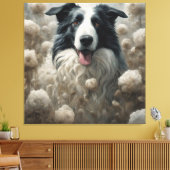 Blume Hunde Zuchtportraits 12 Leinwanddruck (Insitu (Wohnzimmer))