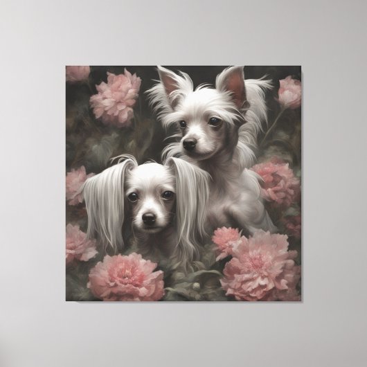Blume Hunde Zuchtportraits 20 Leinwanddruck (Vorderseite)