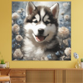Blume Hunde Zuchtportraits 7 Leinwanddruck (Insitu (Wohnzimmer))