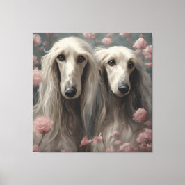 Blume Hunde Zuchtportraits 8 Leinwanddruck
