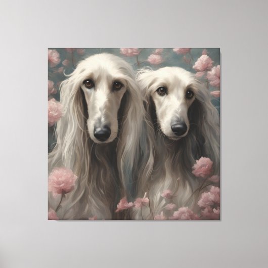 Blume Hunde Zuchtportraits 8 Leinwanddruck (Vorderseite)