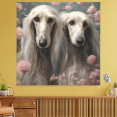 Blume Hunde Zuchtportraits 8 Leinwanddruck (Insitu (Wohnzimmer))