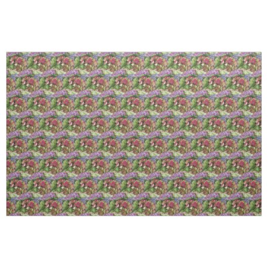 Blume Hydrangea Blauer Rosa Niedliches Muster Vorl Stoff (Fat Quarter (45,7 x 55,9 cm))