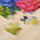 Blume Hydrangea Wasserfarben Art Puzzle (Seite)