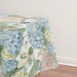 Blume, Hydrangen, Vintage Rose, rosa Rosen Tischdecke