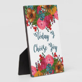 Blume | I Choose Joy Today Fotoplatte (Seite)