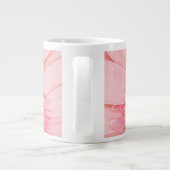 Blume - I LIEBE Rosa Jumbo-Tasse (Rückseite)