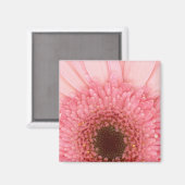 Blume - I LIEBE Rosa Magnet (Vorderseite/Rückseite)